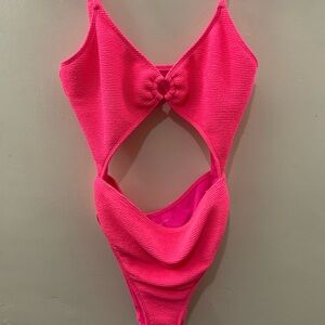 PacSun Pink One Piece Swimsuit